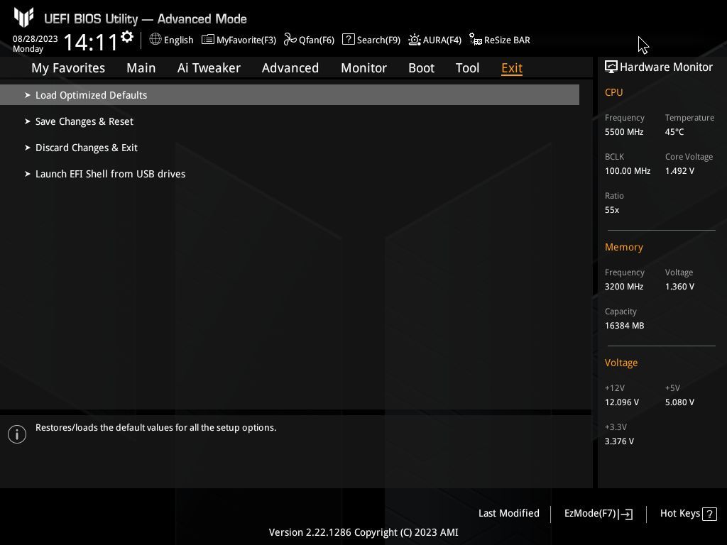 AASUS UEFI BIOS