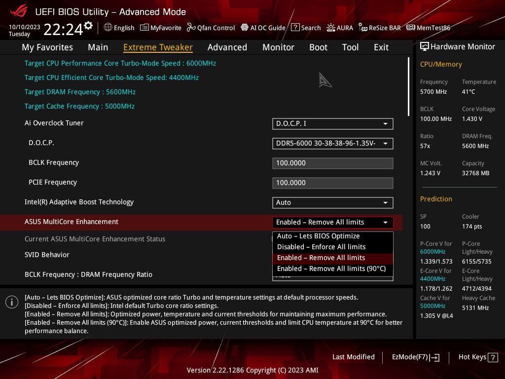 ASUS ROG Maximus Z790 Dark Hero - UEFI BIOS