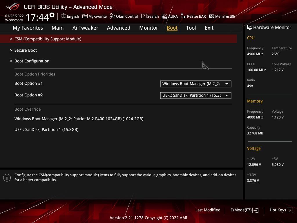 ASUS ROG Strix B660-F Gaming WIFI - UEFI BIOS