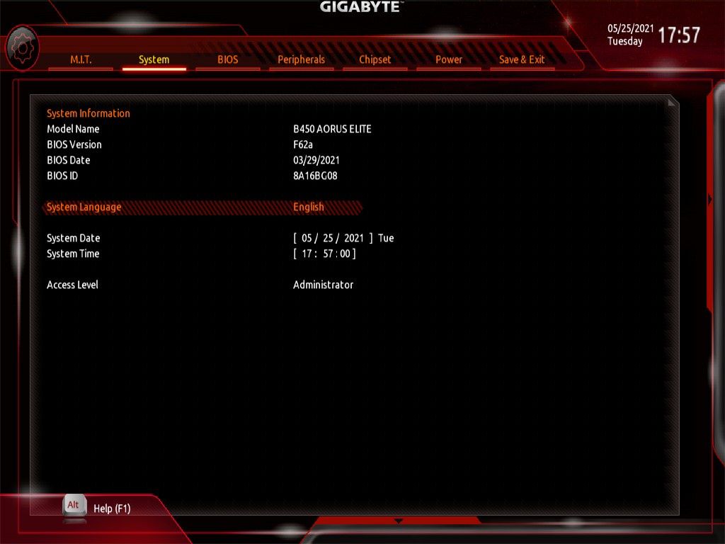 Gigabyte B450 Aorus Elite - UEFI BIOS część 4