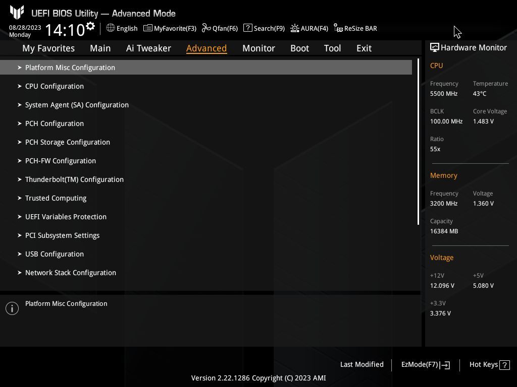 AASUS UEFI BIOS