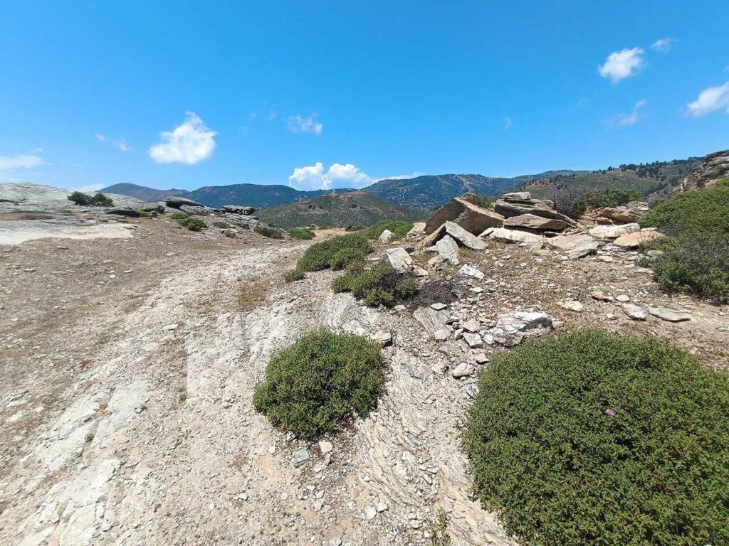 Opuszczone miasto Kastro Thassos