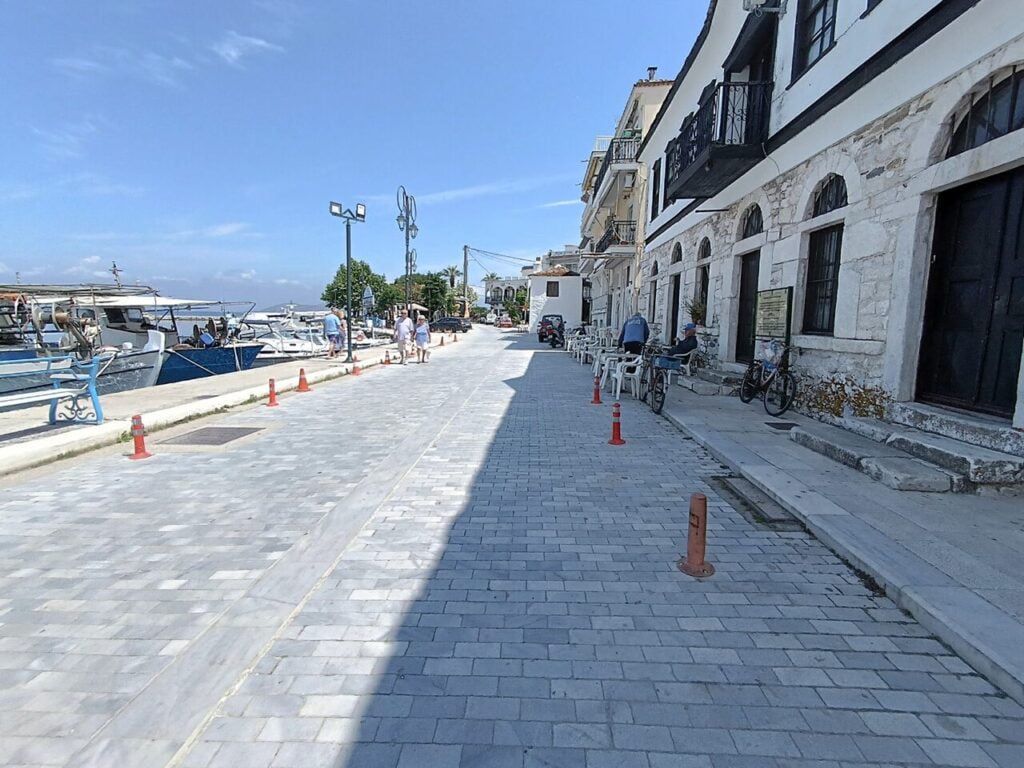 Ulice Thassos w Grecji