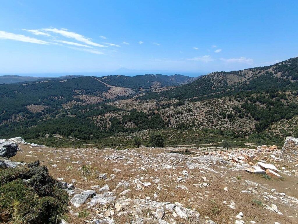 Opuszczone miasto Kastro Thassos