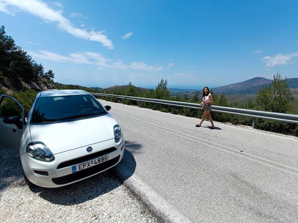 Opuszczone miasto Kastro Thassos