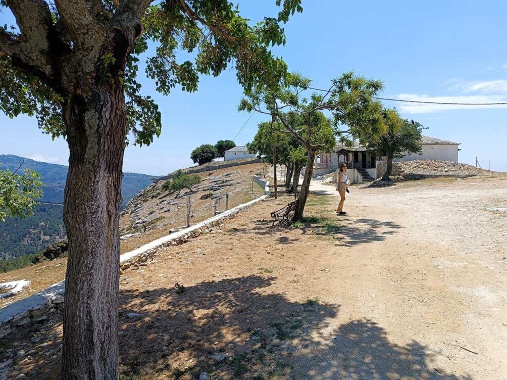 Opuszczone miasto Kastro Thassos