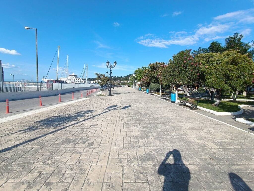 Ulica Thassos Grecja