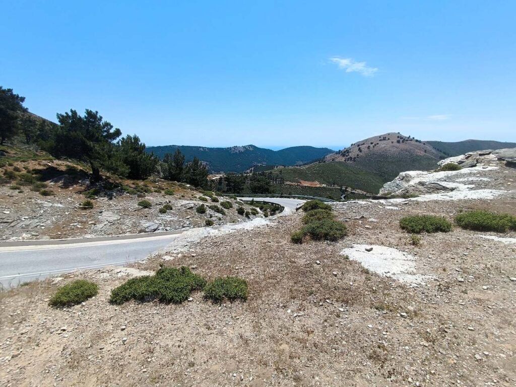 Opuszczone miasto Kastro Thassos