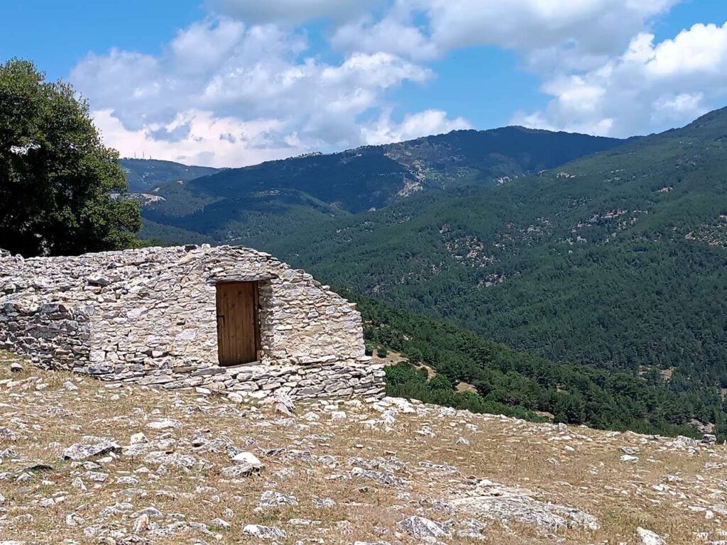 Opuszczone miasto Kastro Thassos