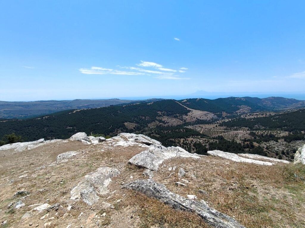 Opuszczone miasto Kastro Thassos