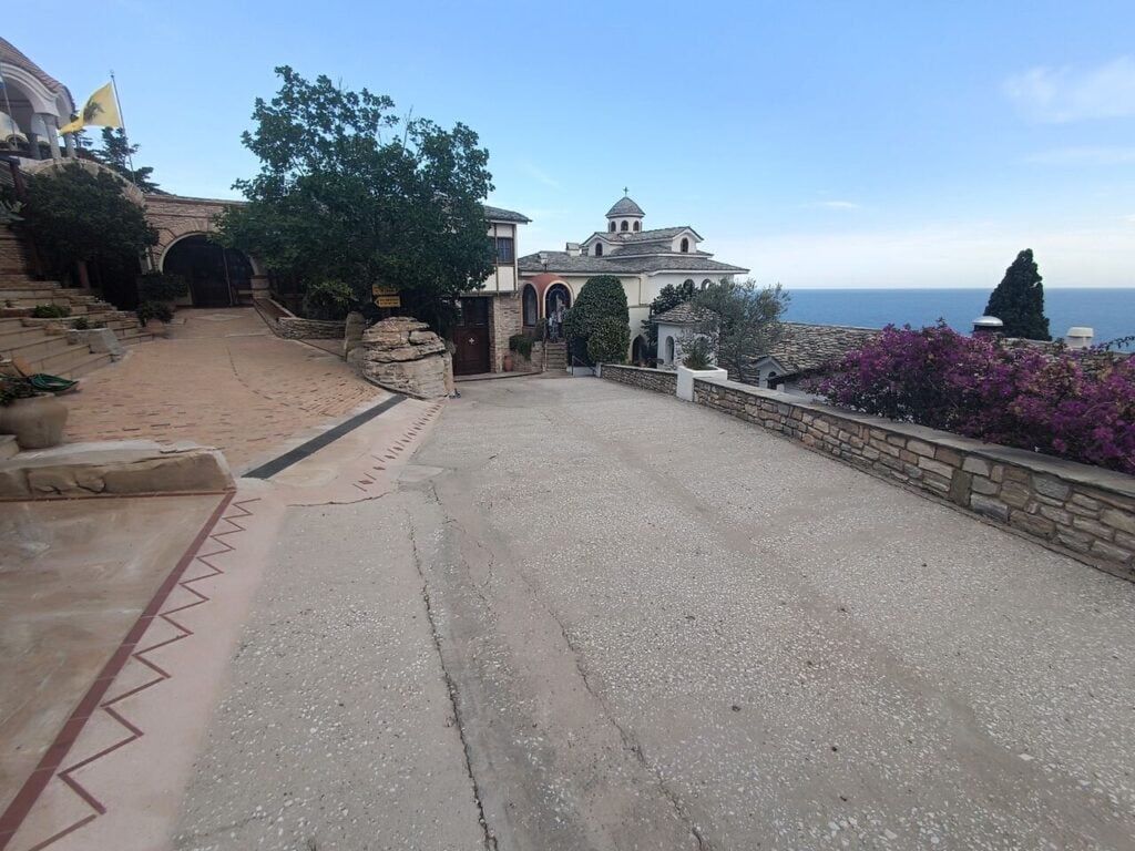 Monastery Panagia Swiety Klasztor Michala Archaniola Thassos