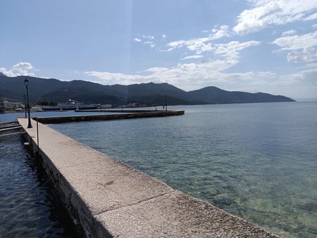 Ulica Thassos Grecja