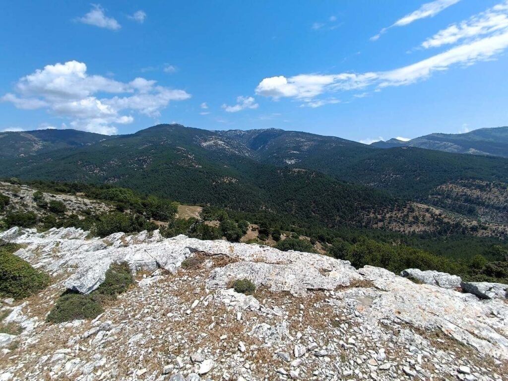 Opuszczone miasto Kastro Thassos