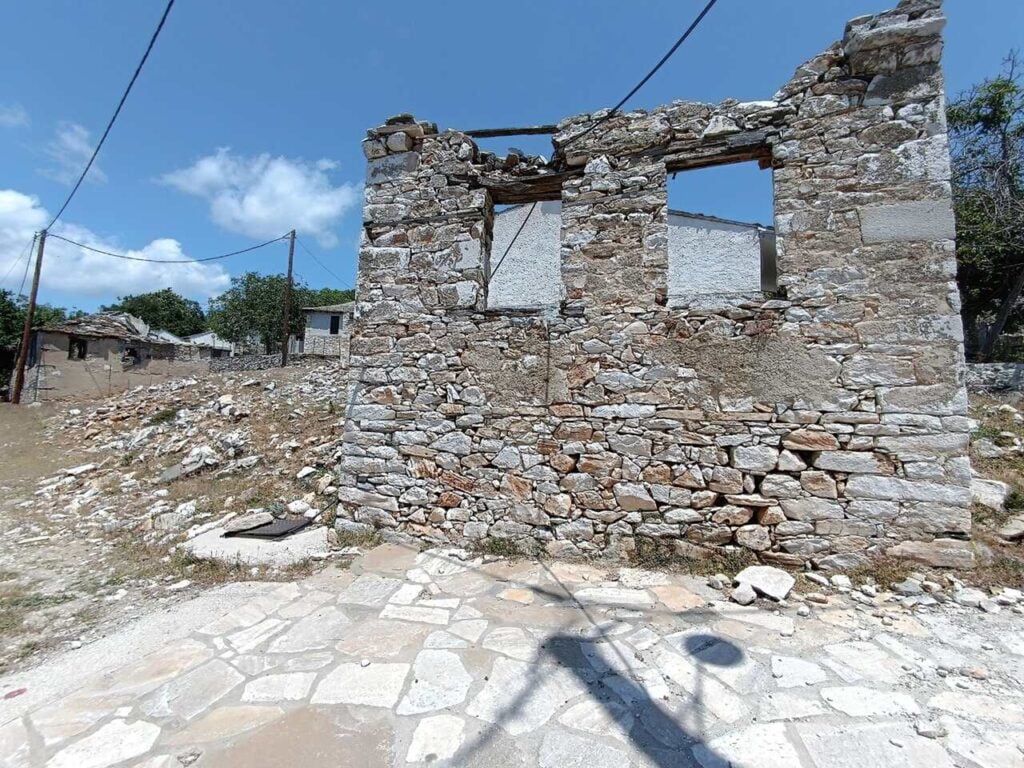 Opuszczone miasto Kastro Thassos