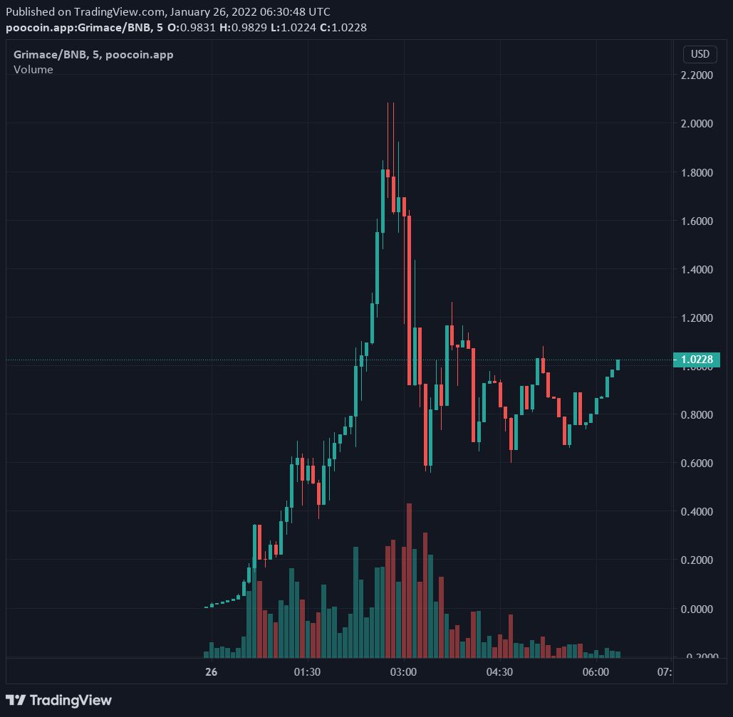 Grimace Coin - kurs kryptowaluty