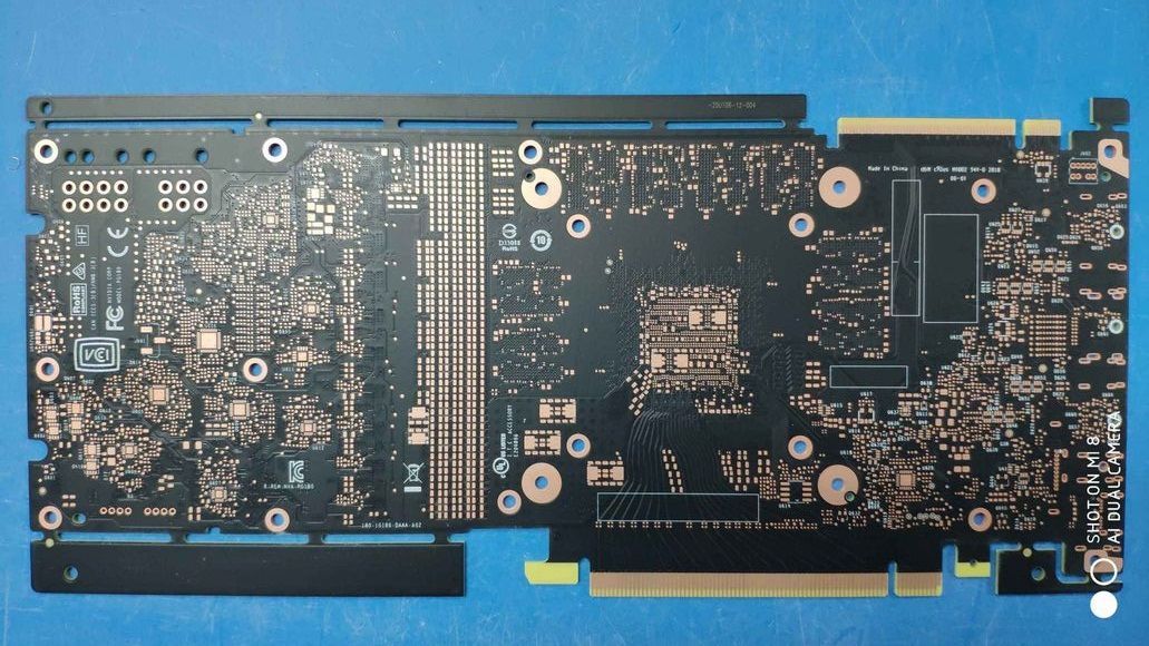 Nvidia GeForce GTX 1180 - płytka drukowana karty graficznej