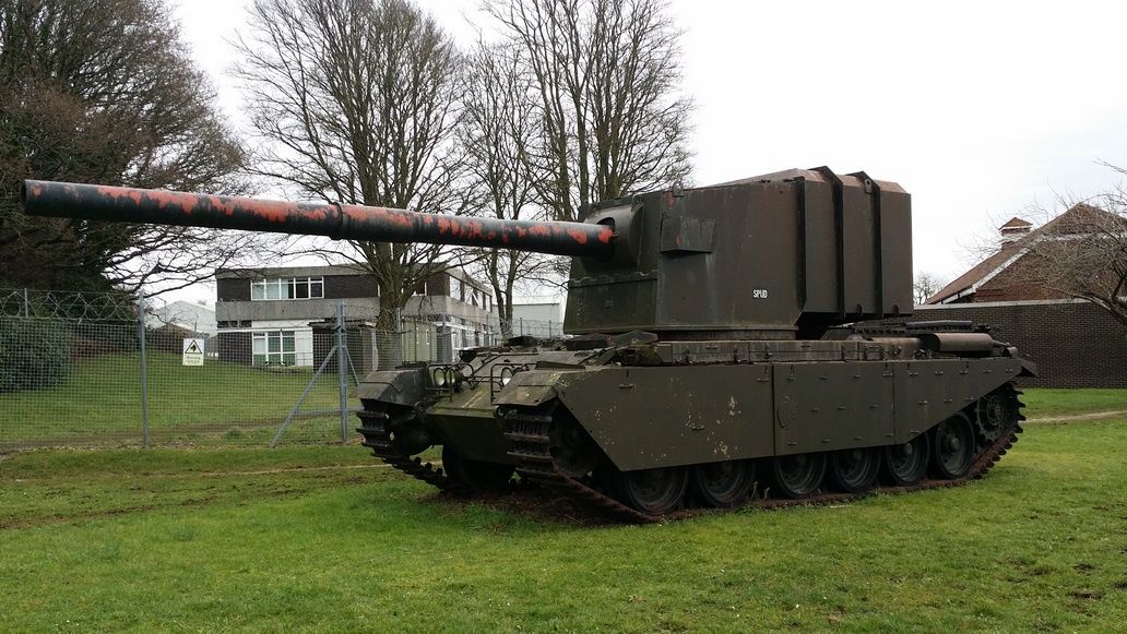Spotkanie z Wargaming w muzeum w Bovington - czołg składak