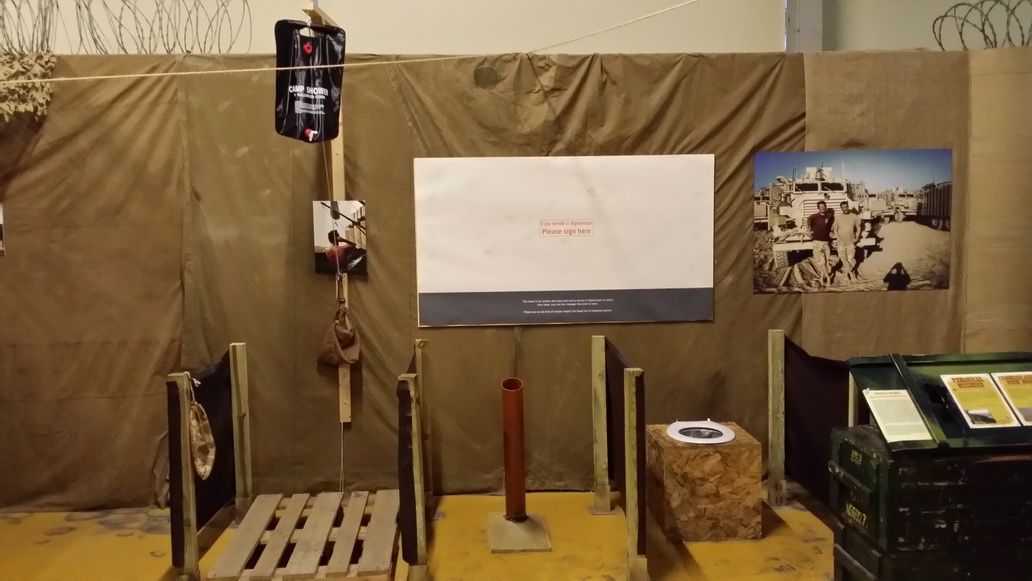 Spotkanie z Wargaming w muzeum w Bovington - sanitariaty z Afganistanu