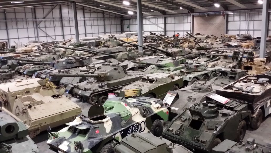 Spotkanie z Wargaming w muzeum w Bovington - conservation center