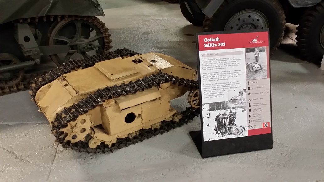 Spotkanie z Wargaming w muzeum w Bovington - Goliath