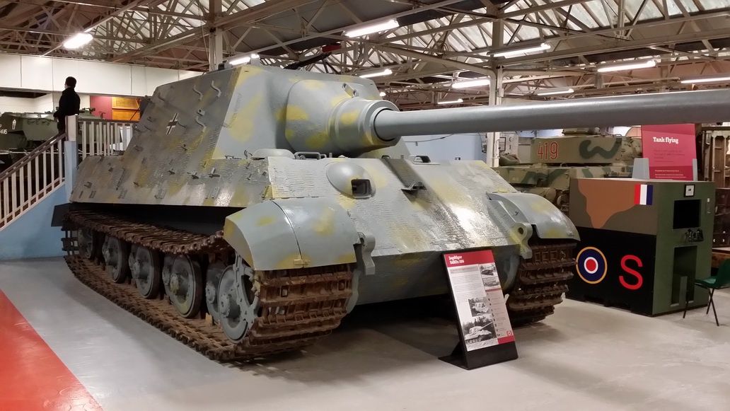 Spotkanie z Wargaming w muzeum w Bovington - Jagdtiger