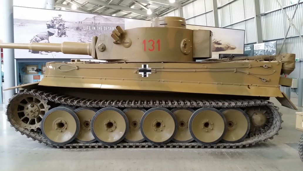 Spotkanie z Wargaming w muzeum w Bovington - Tiger z filmu Furia