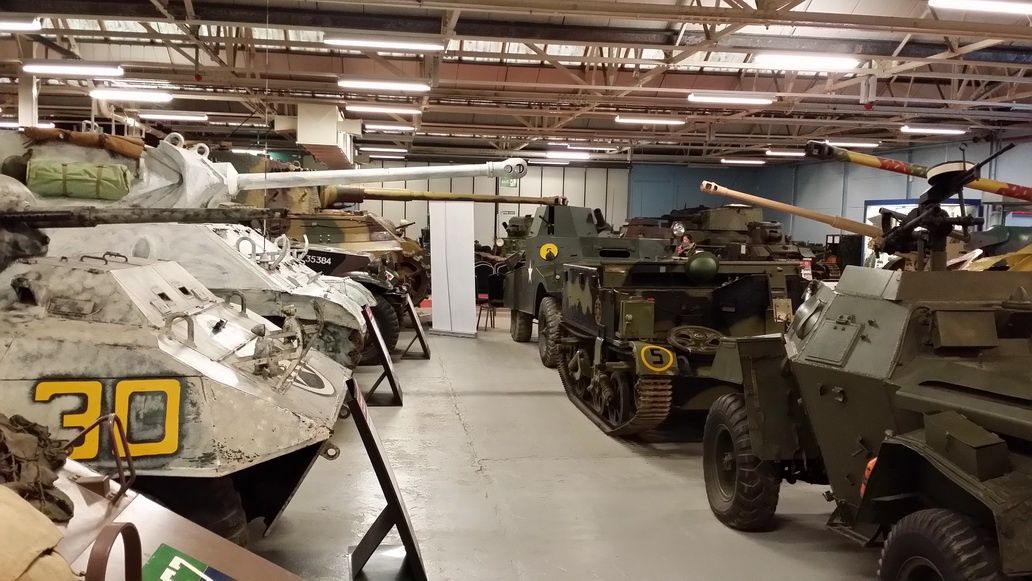 spotkanie z Wargaming w muzeum w Bovington - wystawa