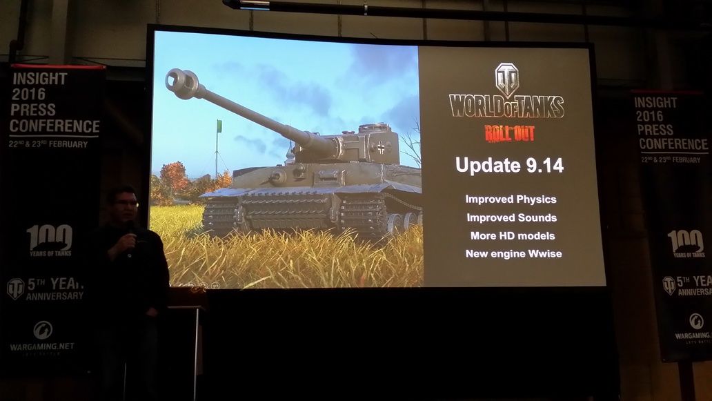 Spotkanie z Wargaming w muzeum w Bovington - konferencja