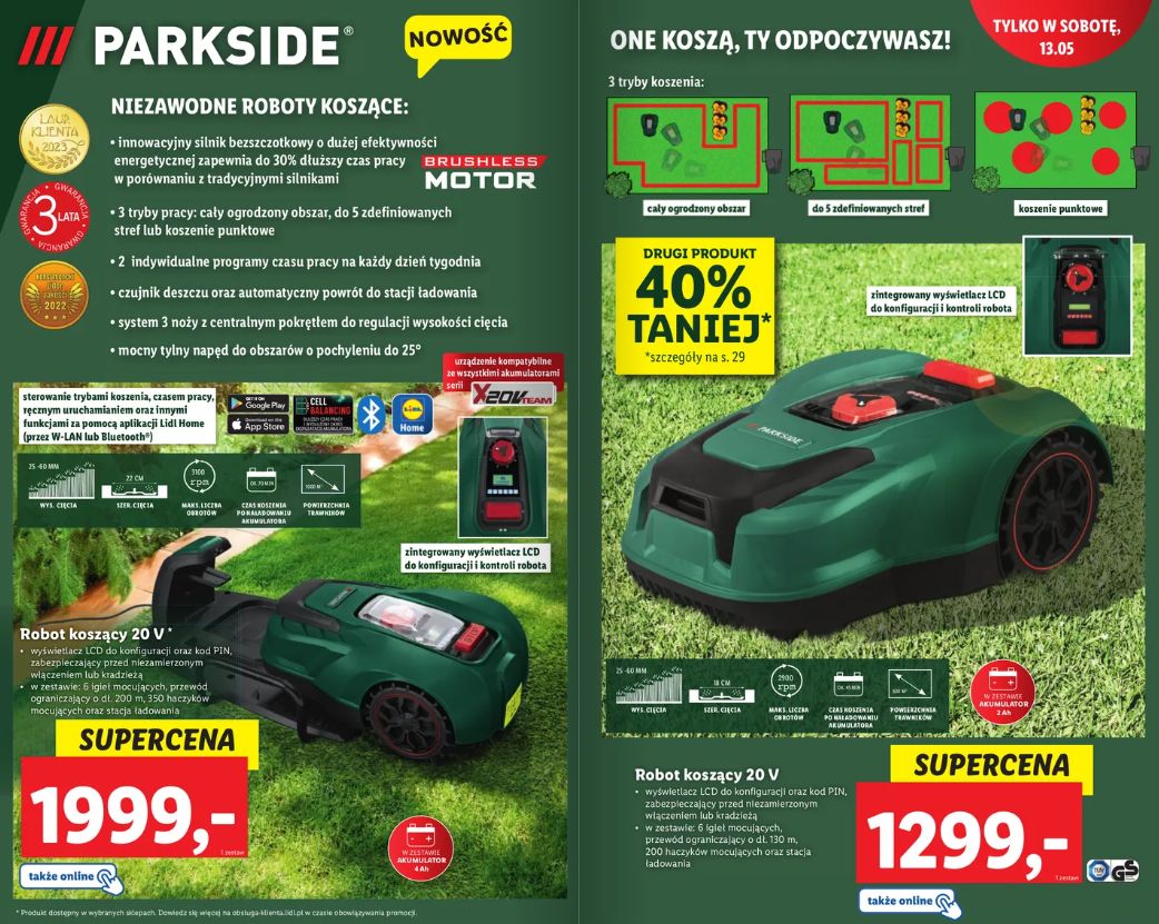 Lidl: kosiarka automatyczna