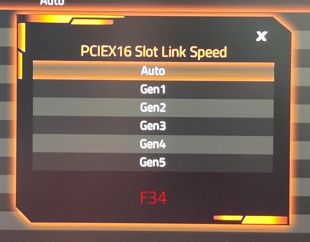 Gigabyte B650 - BIOS z PCI-Express 4.0