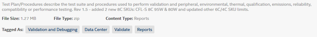 Intel Coffee Lake - TDP 8C