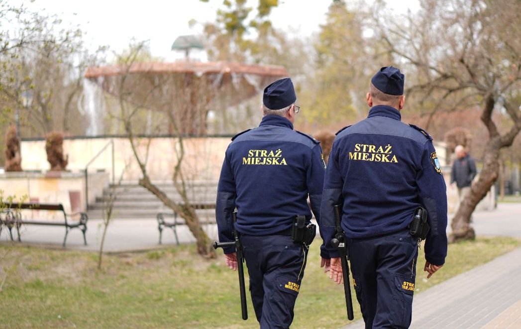Strażnicy miejscy w Ciechocinku