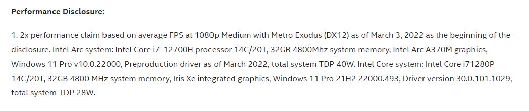 Intel Arc A370M - wydajność karty graficznej