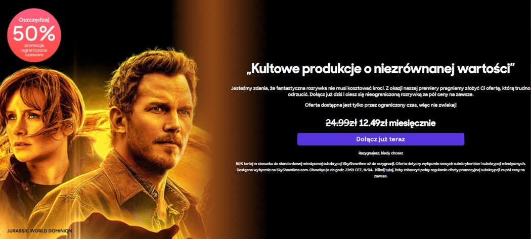 SkyShowtime promocja