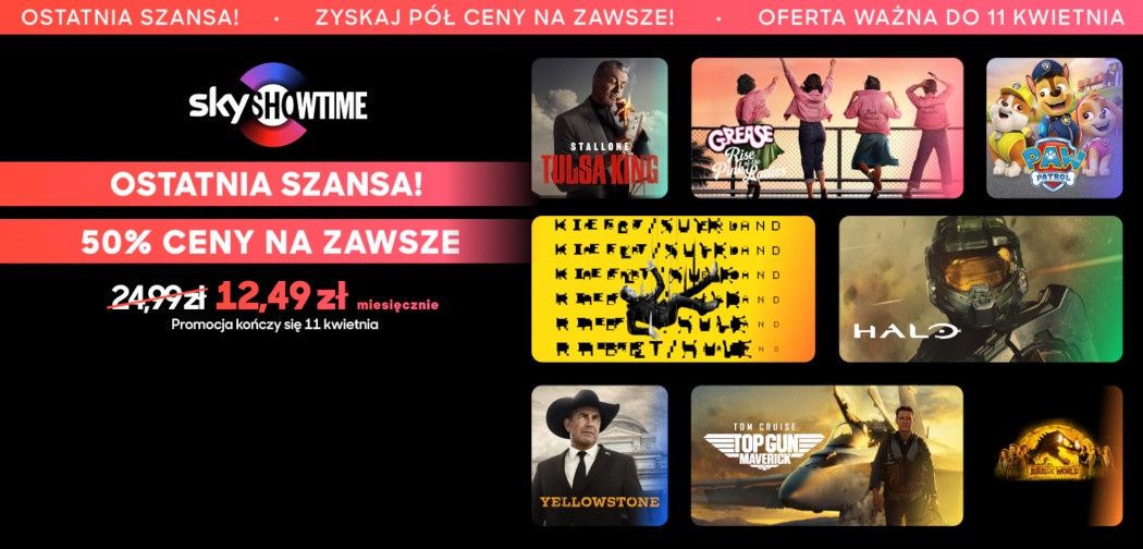 SkyShowtime promocja baner