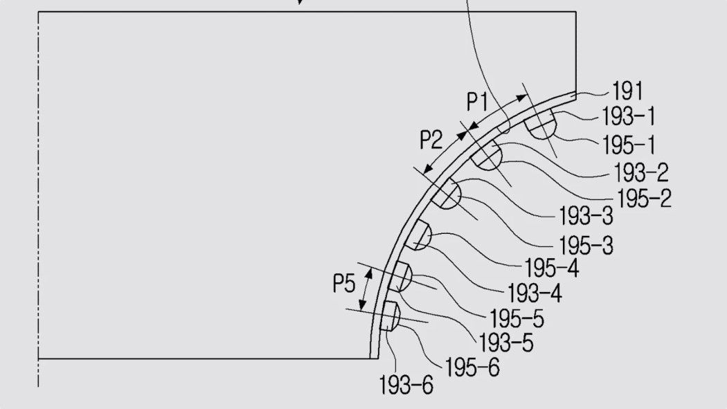 Samsung smartwatch projekcja patent 2