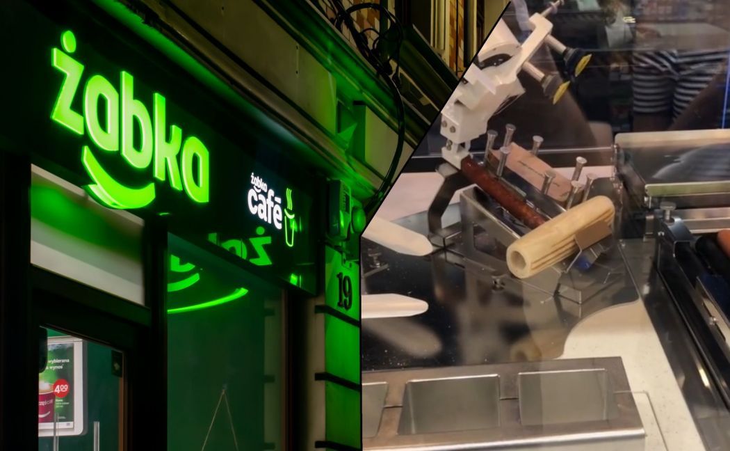 Robot robi hot-doga w Żabce