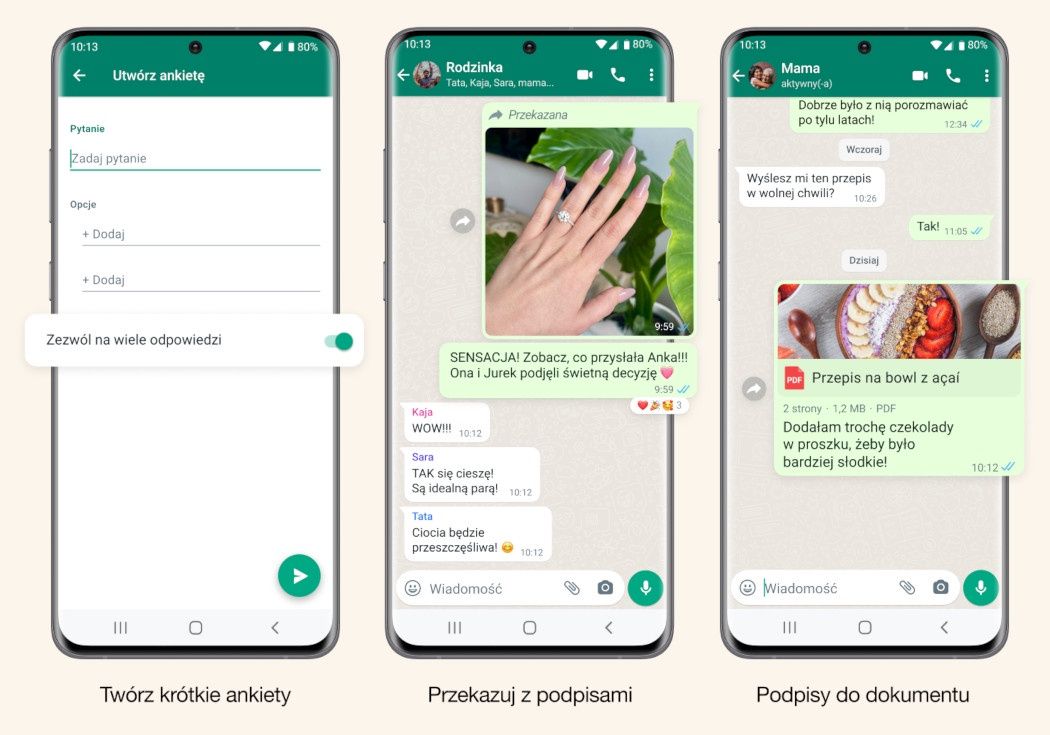 WhatsApp maj nowości