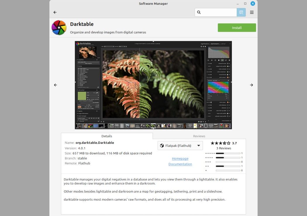 Linux Mint 21.1 soft