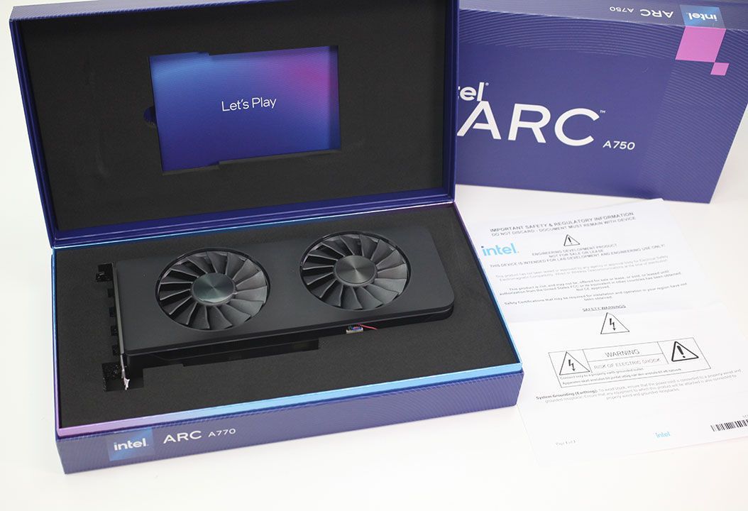 Intel Arc A750 i A770