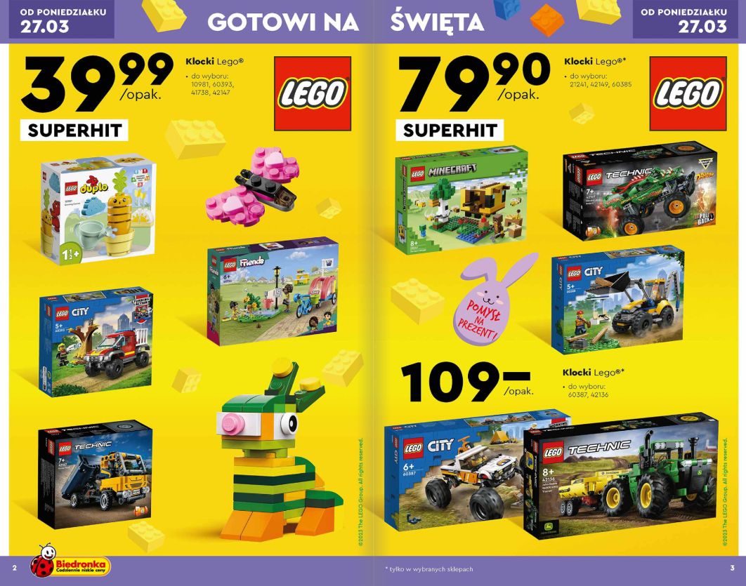 LEGO w Biedronce
