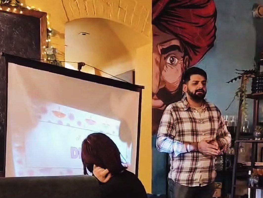 Warsztaty prowadzone przez Alicję i Rishiego