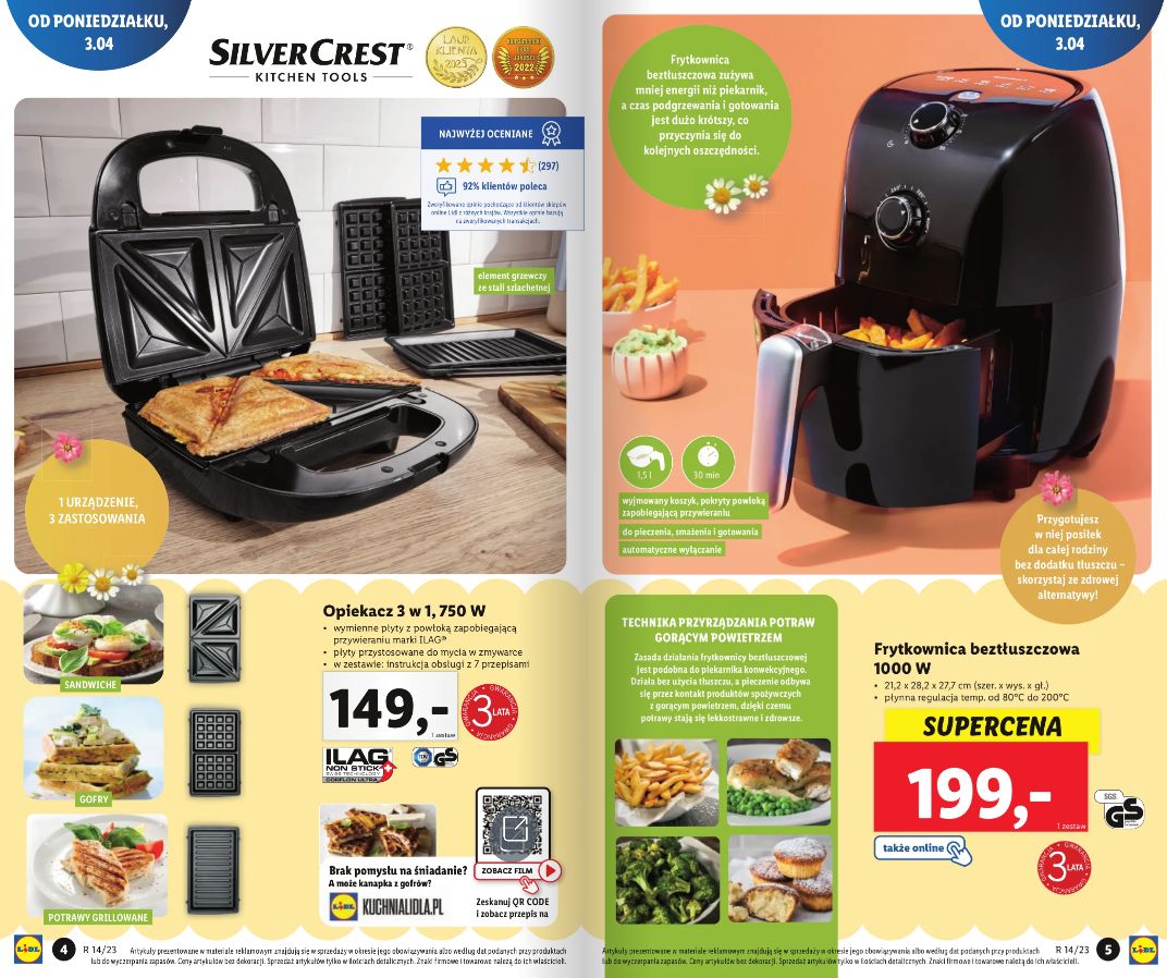 Frytkownica beztłuszczowa Lidl