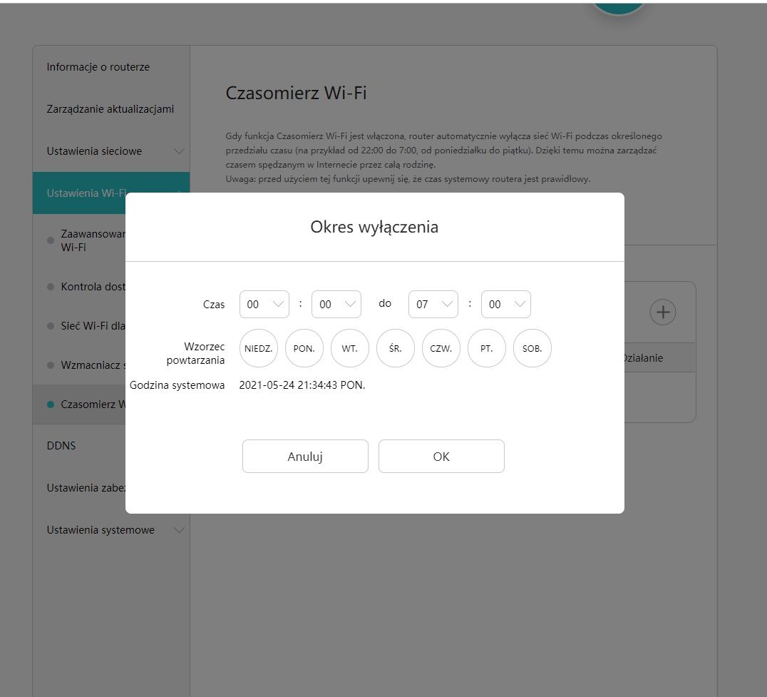 Huawei AX3 wyłączanie Wi-Fi