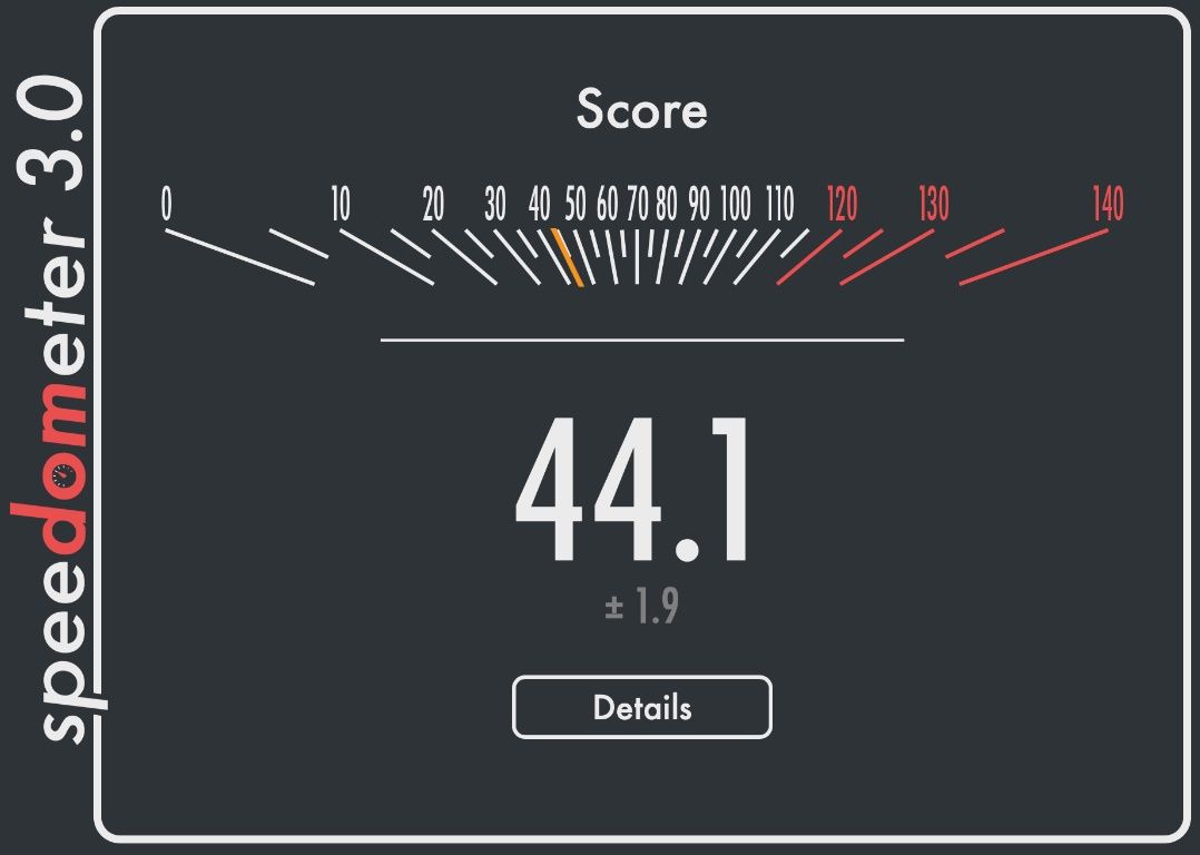 MacBook Air M4 - Speedometer 3.0