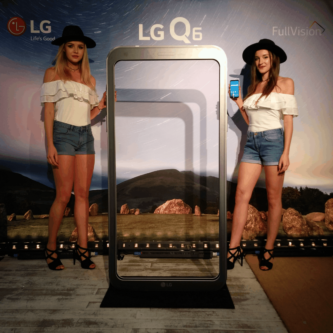 LG Q6 animowany GIF