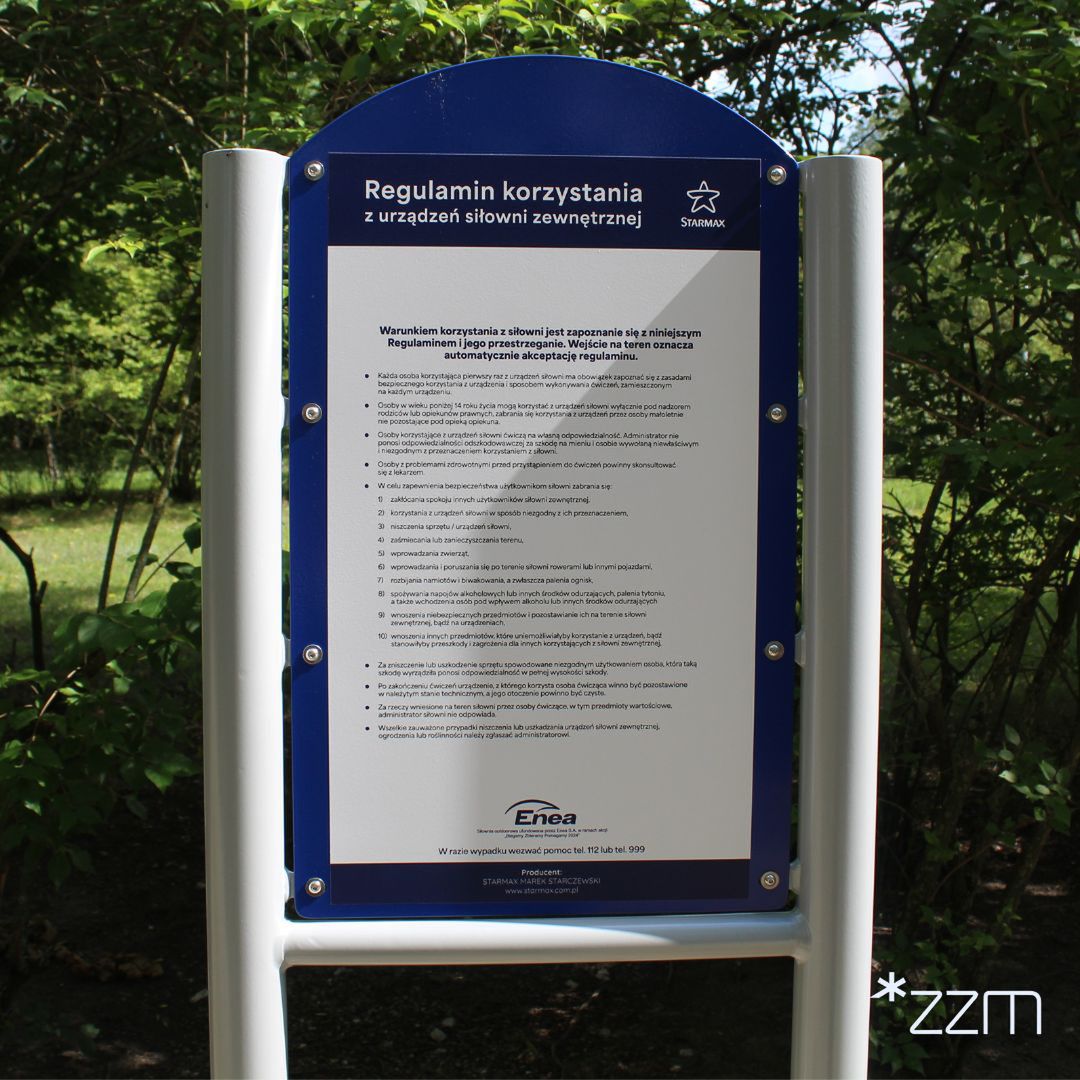 Nowa siłownia zewnętrzna na Ratajach fot. ZZM