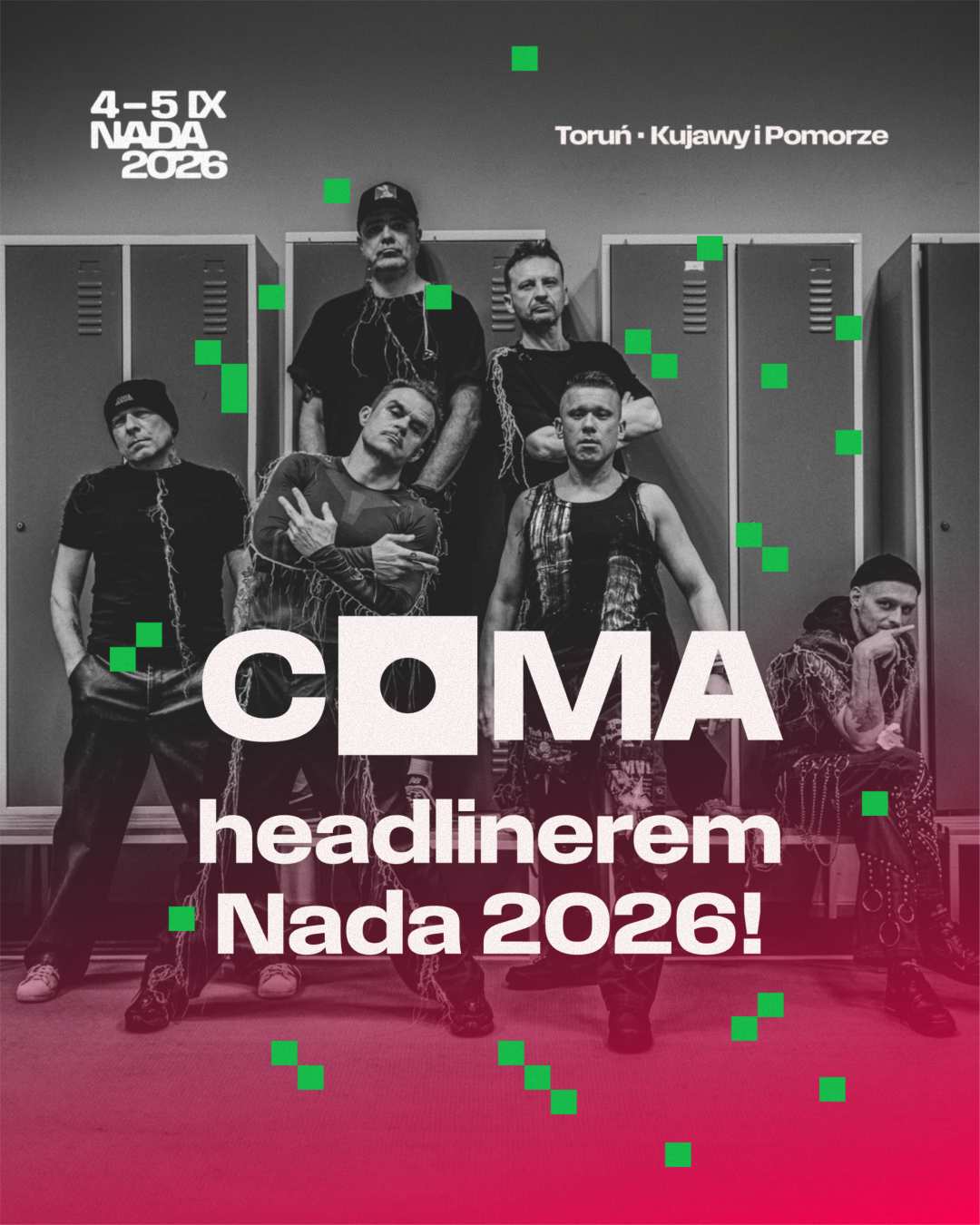 Coma zagra na Festiwalu NADA