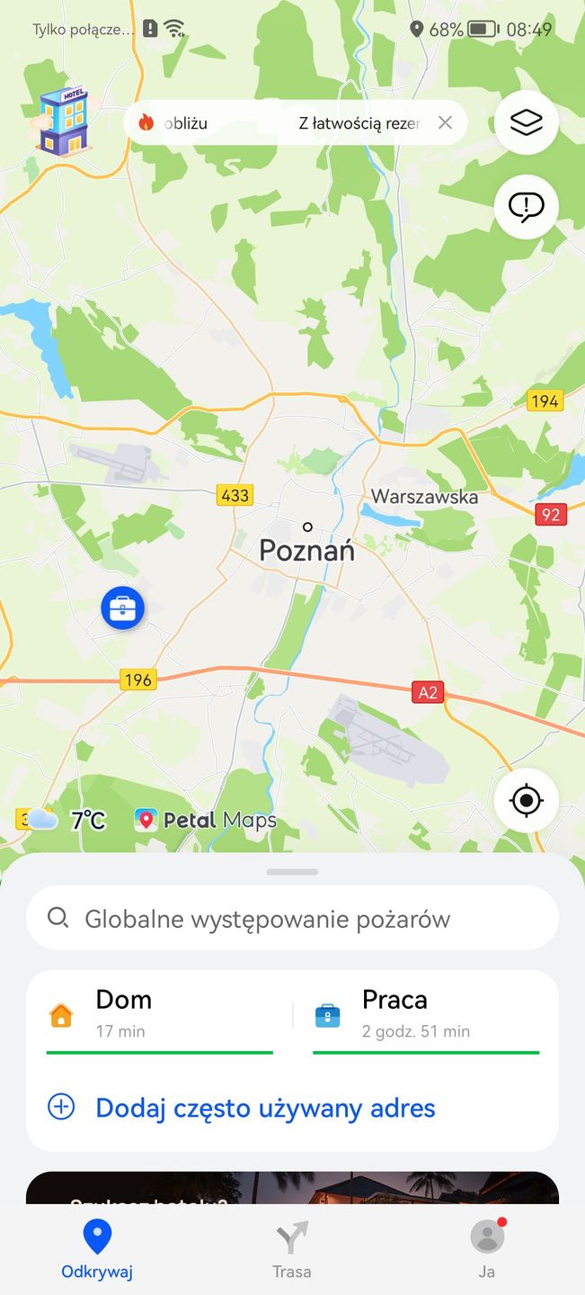 Mapy Petal mapa podstawowa