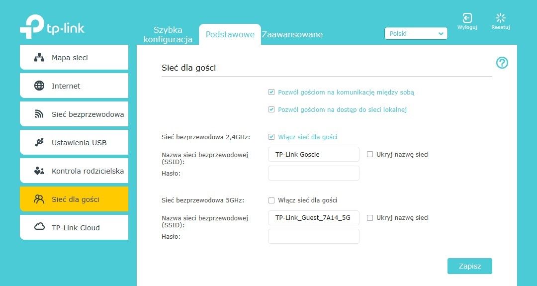 TP-Link Konfiguracja Podstawowa